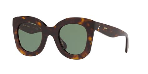 celine tortoiseshell wayfarer-style sunglasses|Celine CL4005IN XL (47 .